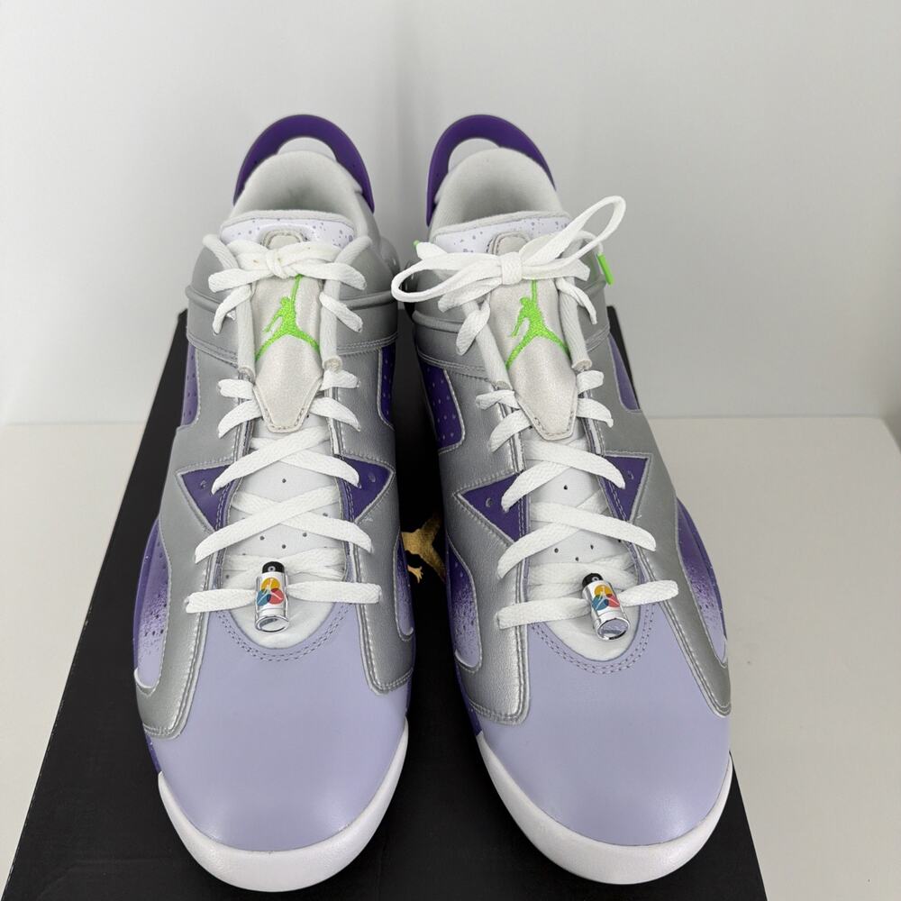 Nike Air Jordan Retro 6 NRG U23 Golf Purple Silver FD0205-055 Men’s Size 15
